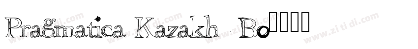 Pragmatica Kazakh Bo字体转换
